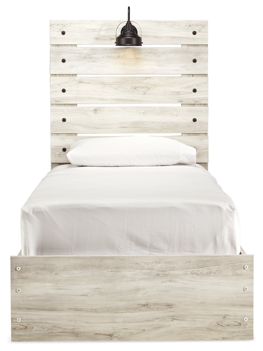 Cama doble con paneles, cómoda y espejo Cambeck - image 6